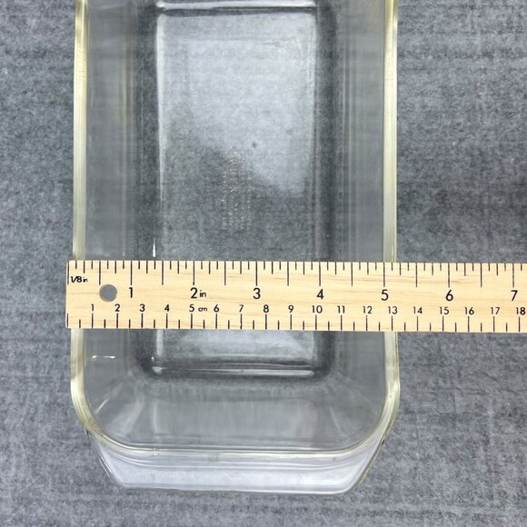 🟢 2/$25‎ ~ PYREX #213 Clear Baking Dish 22x12x7 cm 2.0L USA Vintage - Picture 6 of 7